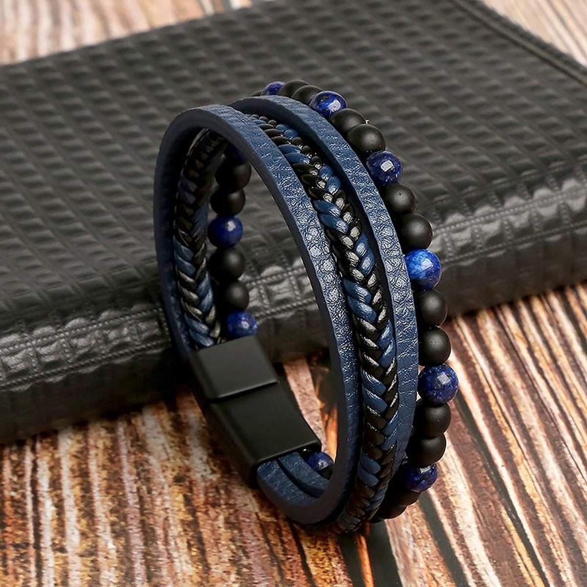Lucas - Elegantes Lederarmband-Set für den modernen Mann