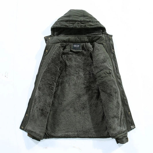 Byron | Bequeme Fleecejacke mit Kapuze