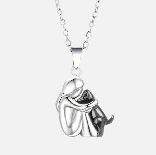 Olivia™| 925er Sterling Silber Halskette mit Hund-Anhänger