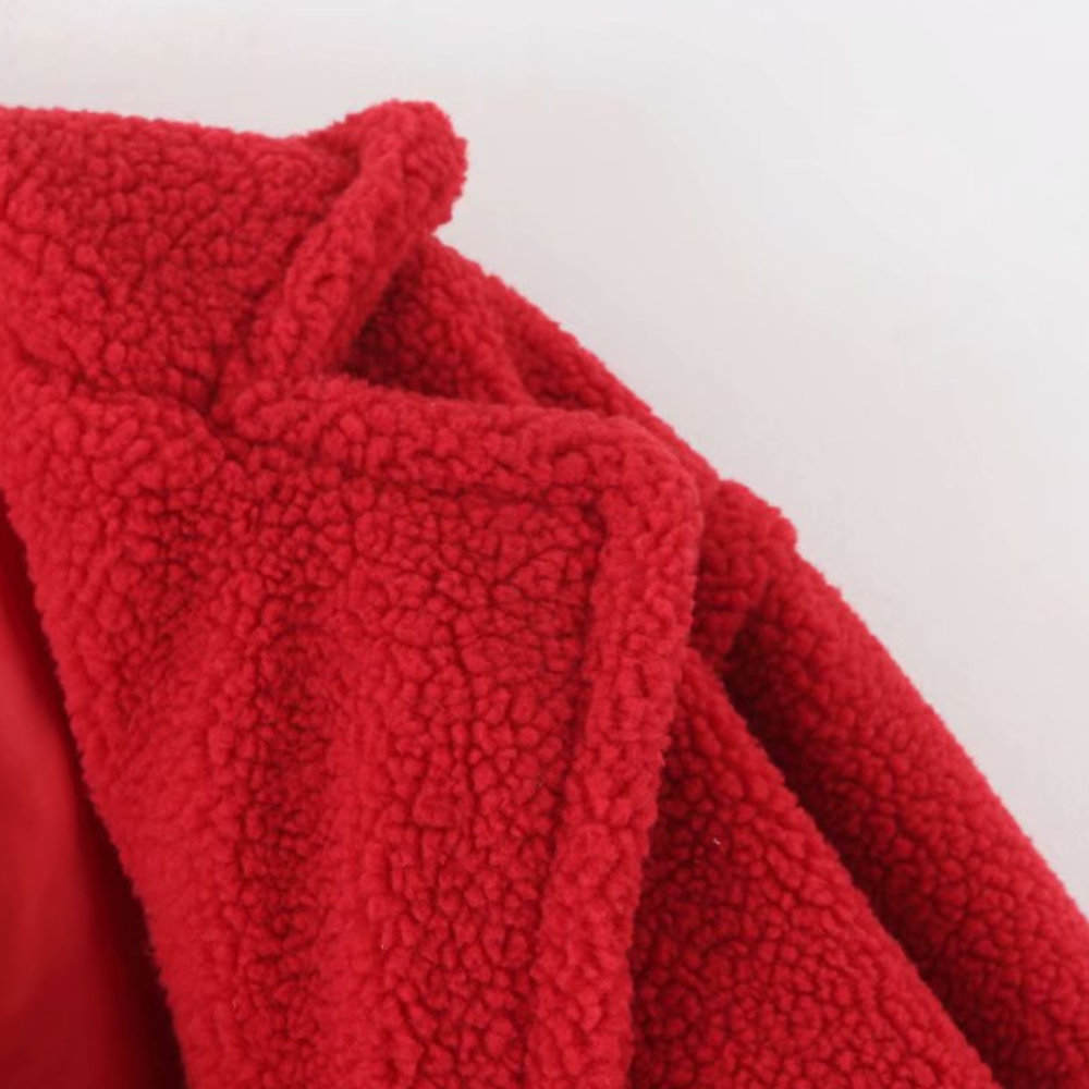 Szilard - Eleganter und bequemer Damenmantel aus Luxusplüsch