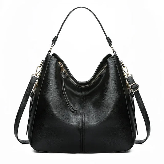 Jacky - Elegante und geräumige Sommer-Tasche aus Leder für Frauen