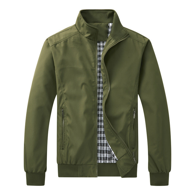 Leichte Übergangsjacke mit Stehkragen – Stilvolle Freizeitjacke für Alltag & Outdoor