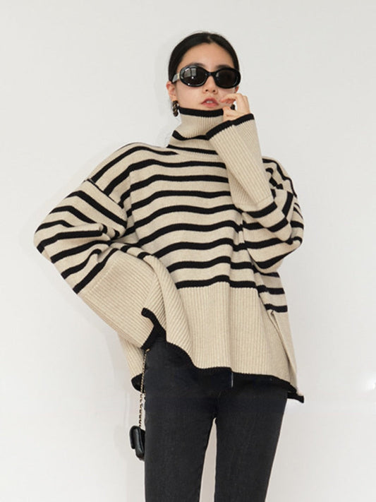 Gestreifter Pullover