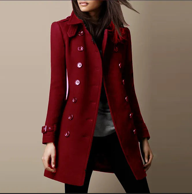 Céline™ - Prestige Premium Wollmantel