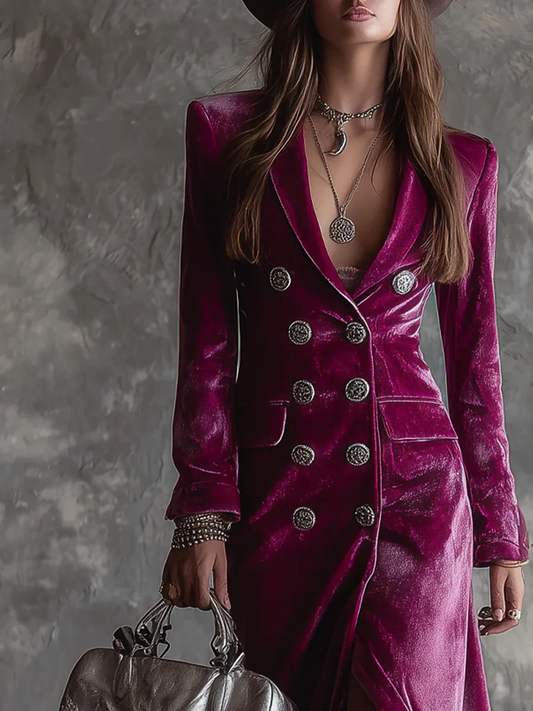 Victoria | Blazer-Kleid aus Samt