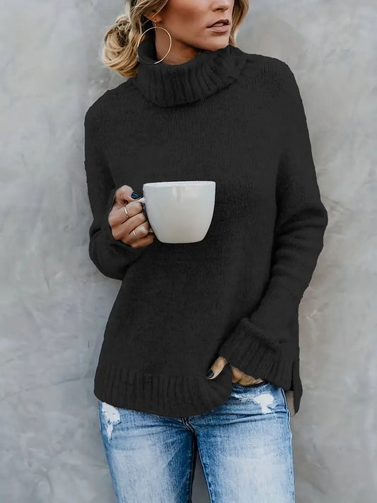 Schicker Clara-Rollkragenpullover für mühelosen Stil