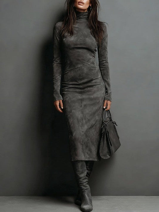 Giada | Midikleid aus Wildleder