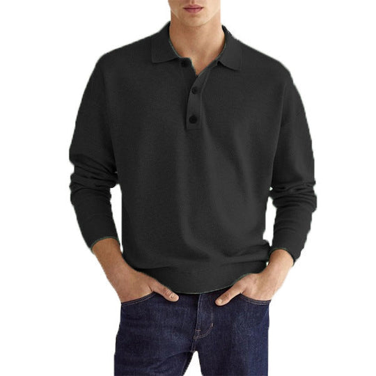 Elegance Polo -  Herren Langarm-Polo