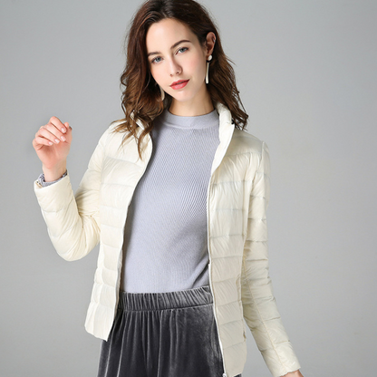 Sophie™ - Jacke aus weichem Baumwoll-Daunenmaterial