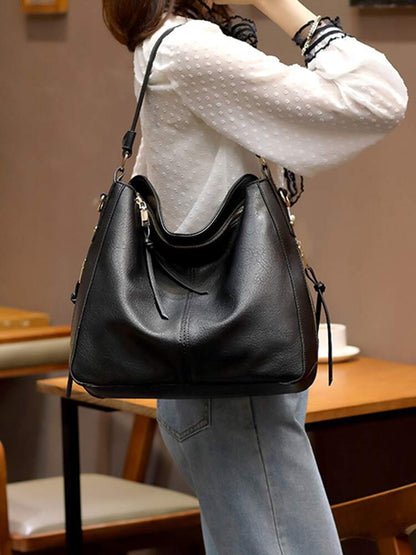 Jacky - Elegante und geräumige Sommer-Tasche aus Leder für Frauen