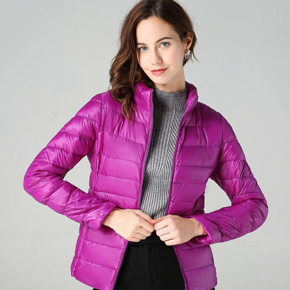 Sophie™ - Jacke aus weichem Baumwoll-Daunenmaterial