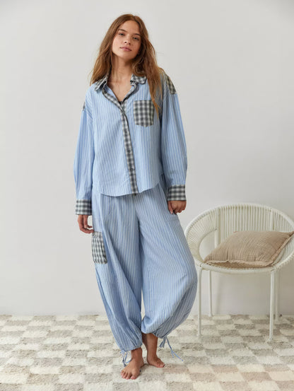 Lockeres Pyjama-Set für Frauen
