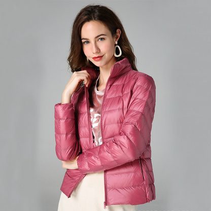 Sophie™ - Jacke aus weichem Baumwoll-Daunenmaterial