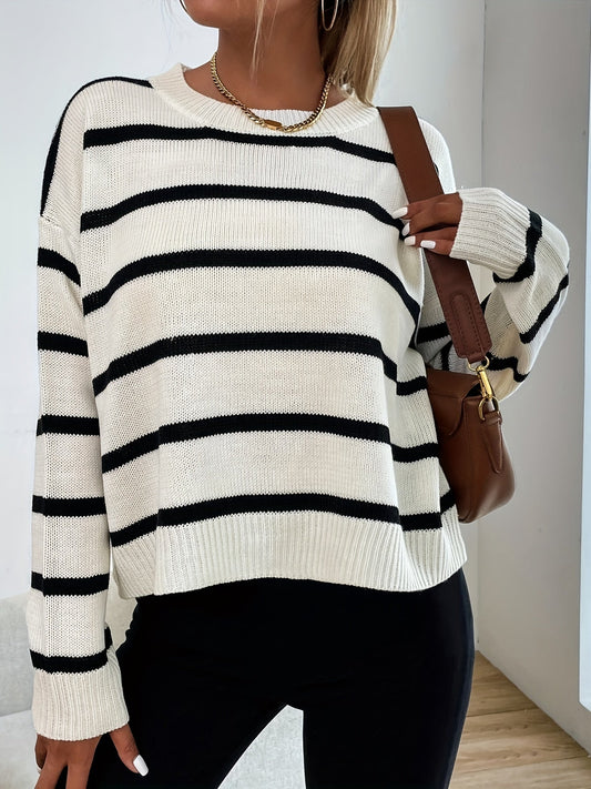 Gestreifter Pullover