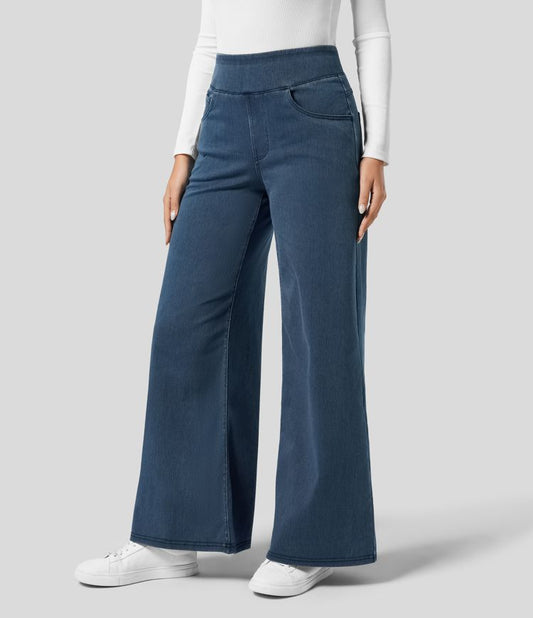 Evie | Bequeme Elastische Hose mit Hohem Bund