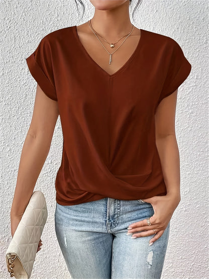 Tionna | Gemütliches V-Ausschnitt Shirt
