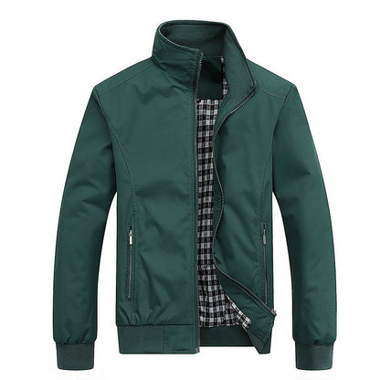 Leichte Übergangsjacke mit Stehkragen – Stilvolle Freizeitjacke für Alltag & Outdoor