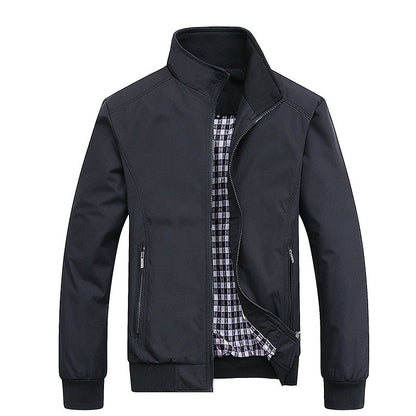 Leichte Übergangsjacke mit Stehkragen – Stilvolle Freizeitjacke für Alltag & Outdoor