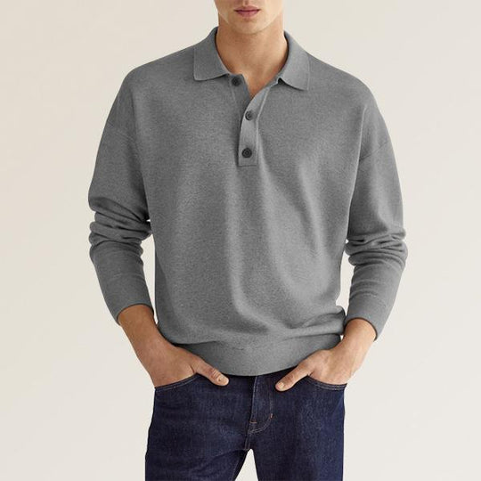 Elegance Polo -  Herren Langarm-Polo