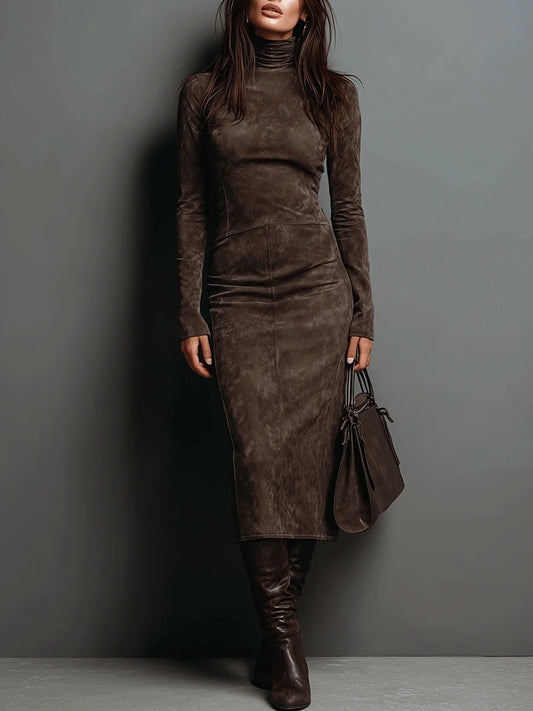 Giada | Midikleid aus Wildleder