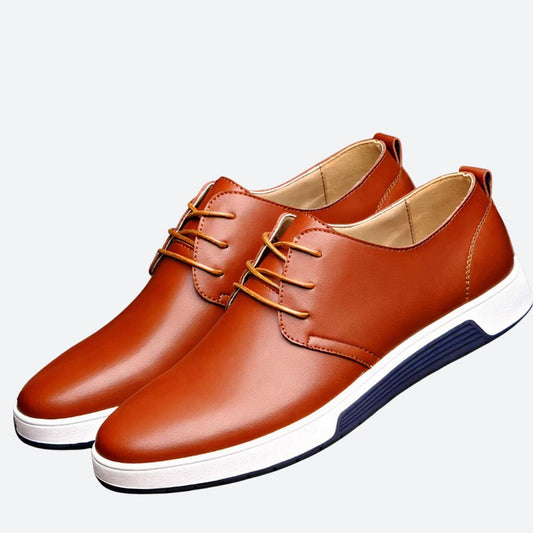 Elegante orthopädische Lederschuhe für Männer - August