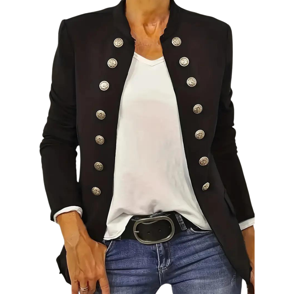Eleganter Casual Blazer für Damen mit Knöpfen vorne - ARJA