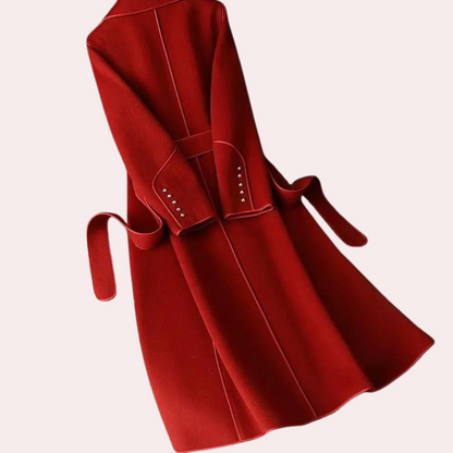 Stilvoller langer Damenmantel für einen raffinierten Look