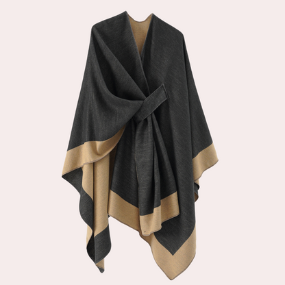 Aristea - Eleganter Luxus-Poncho für Damen