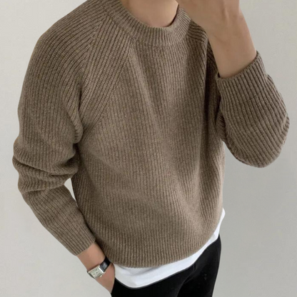 Audrick - Stilvoller und bequemer langärmeliger Strickpullover für Männer