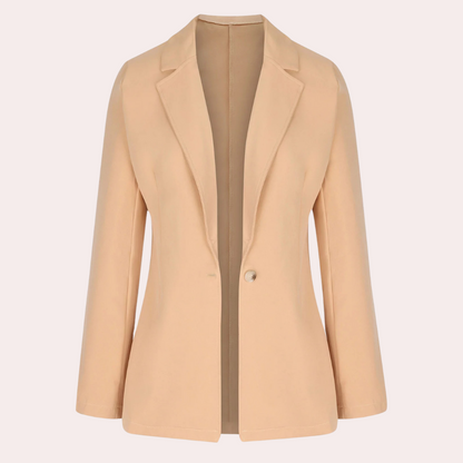 Nastya - Eleganter, minimalistischer Blazer für Damen im schlichten Stil