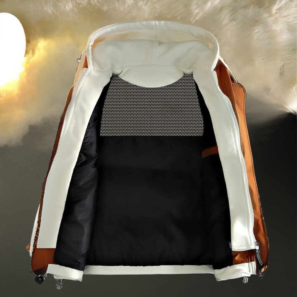 FRANK - Stilvolle lässige Strickjacke mit Kapuze für Männer