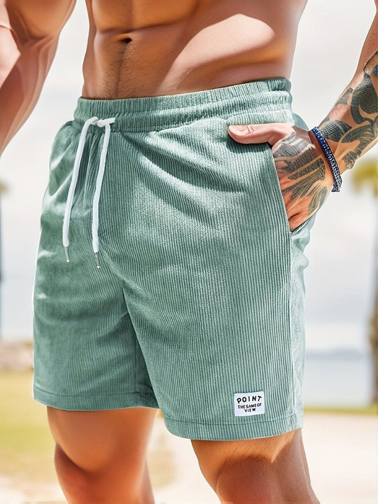 Felix | Lässige Herren Cord Shorts mit Kordelzug