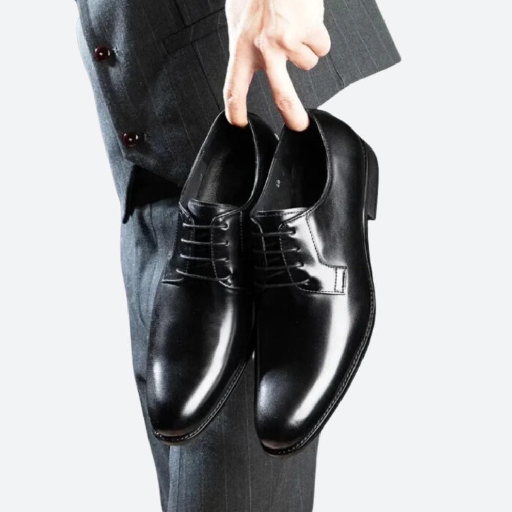 Stilvolle italienische Leder-Spitzenschuhe - Darryl