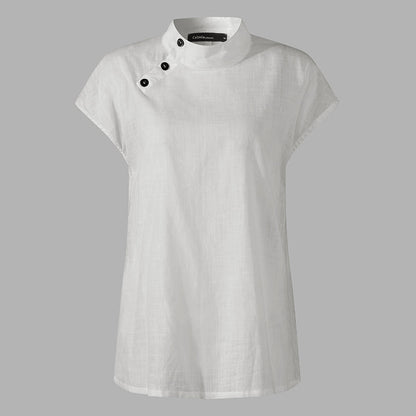 Lina – Stilvolle Bluse mit maskulinem Touch & Vintage-Charme