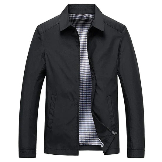 Leichte Businessjacke mit Kragen – Elegante Übergangsjacke für Alltag & Büro