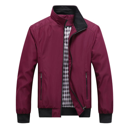 Leichte Übergangsjacke mit Stehkragen – Stilvolle Freizeitjacke für Alltag & Outdoor