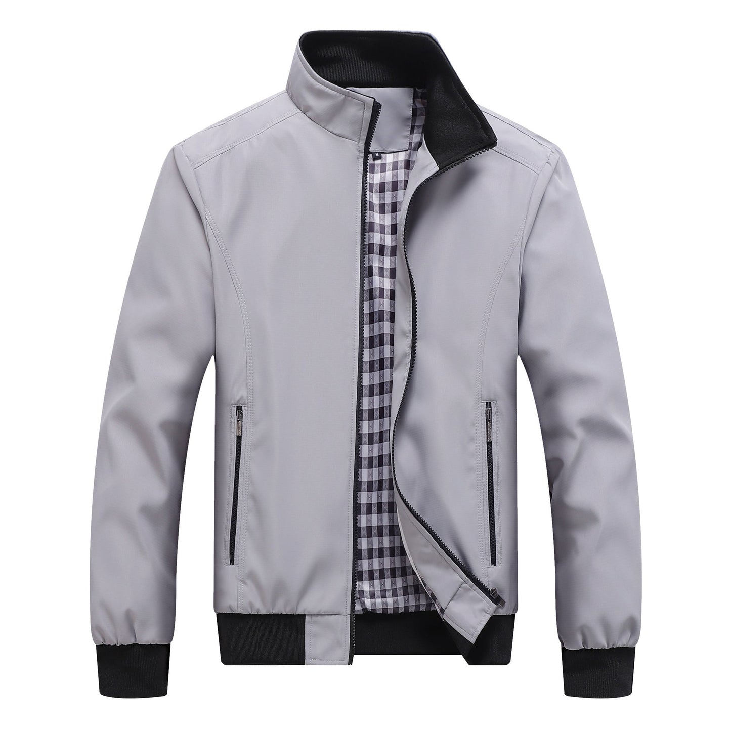 Leichte Übergangsjacke mit Stehkragen – Stilvolle Freizeitjacke für Alltag & Outdoor