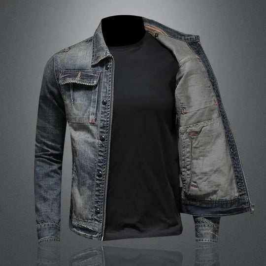 Carl | Retro-Denimjacke