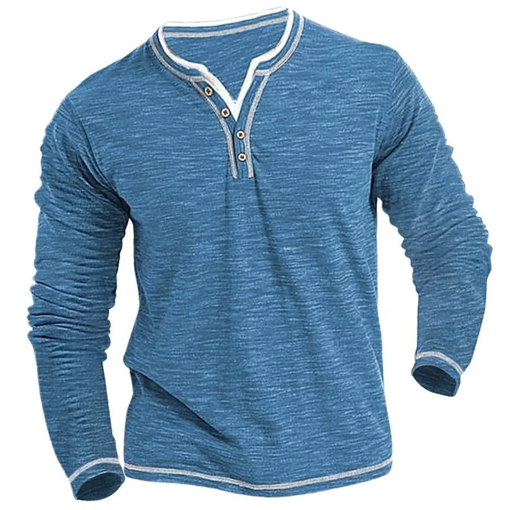 Addison™ | Herren Langarm V-Ausschnitt