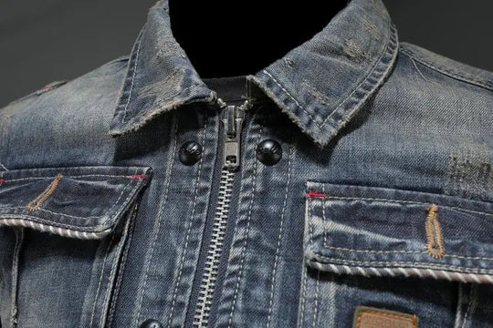 Carl | Retro-Denimjacke