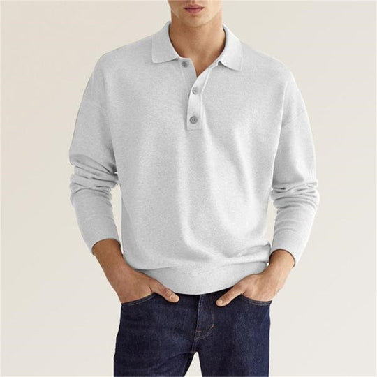 Elegance Polo -  Herren Langarm-Polo