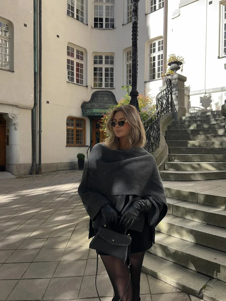 Amelie™ - Woll-Cape Mantel