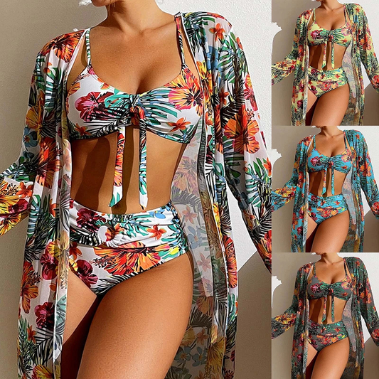 Dreiteiliges Bikini Set