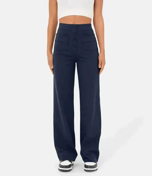 Nina | Elastische Hose mit hoher Taille