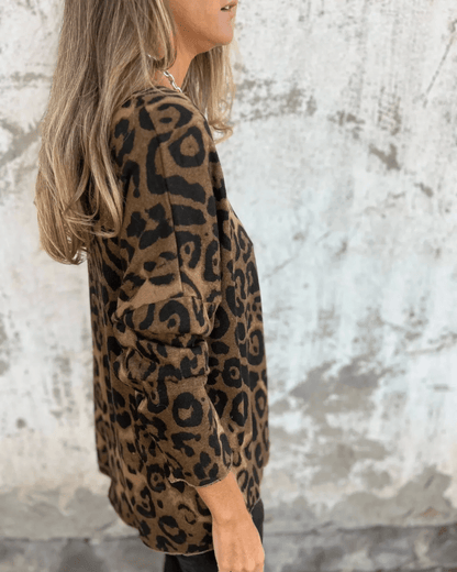 Zerena | Schickes Oberteil mit Leopardenmuster