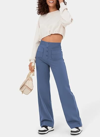 Tony | Elastische High-Waisted Hose