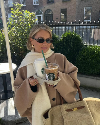 Amélie™ - Wollmantel in Übergröße