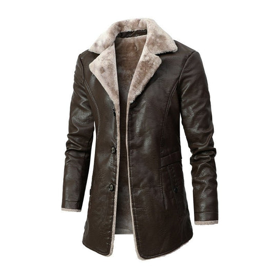 Will - Lederjacke mit Sherpa-Futter