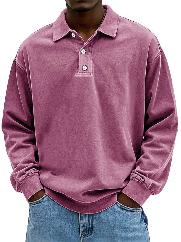 Lennart™ | Lässiges langärmeliges Herren-Polo