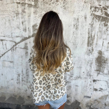 KÜBRA - LOSES HEMD MIT ANIMALPRINT
